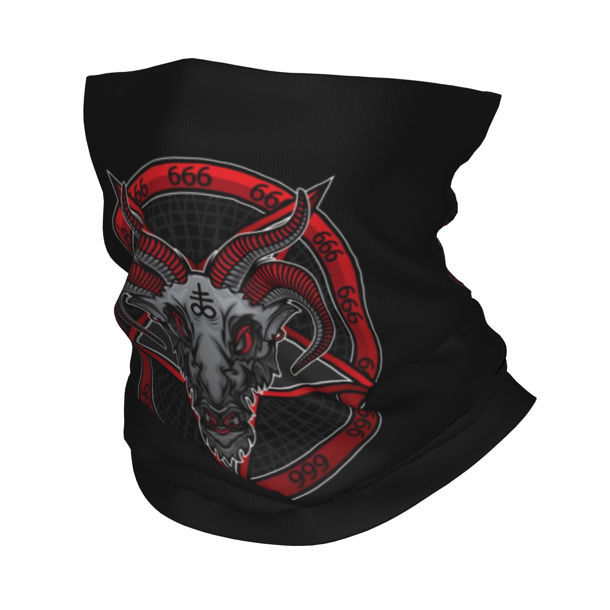 Neck Gaiter Face Cover - Chusta na szyję z motywem diabła,
