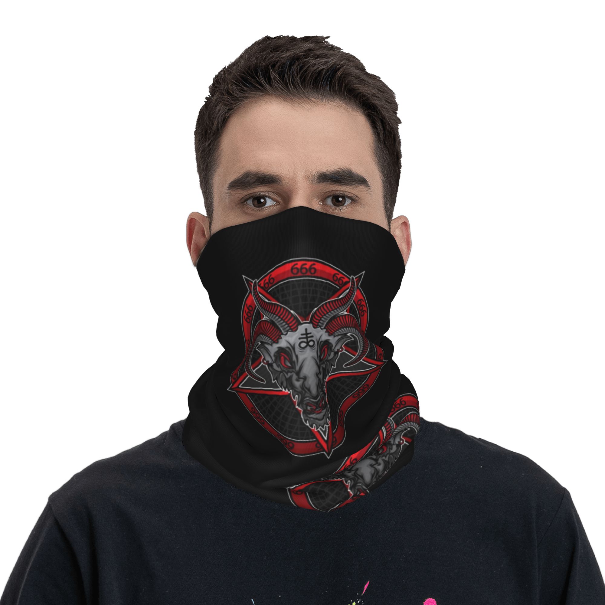 Chusta na szyję z motywem diab – Neck Gaiter Face Cover recenzja i cena