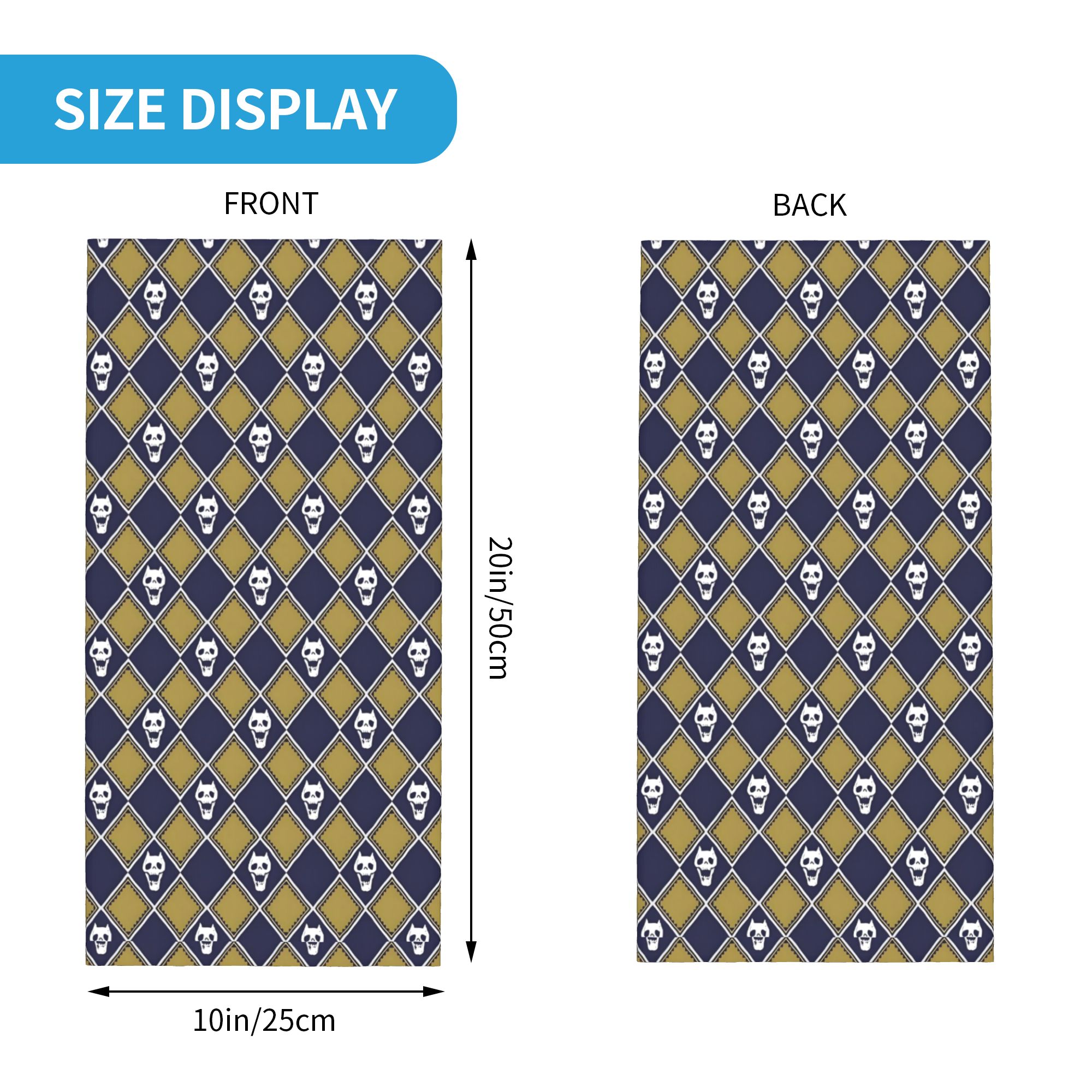 Personalizowana bandana JoJo G – Neck Gaiter Face Cover recenzja i cena