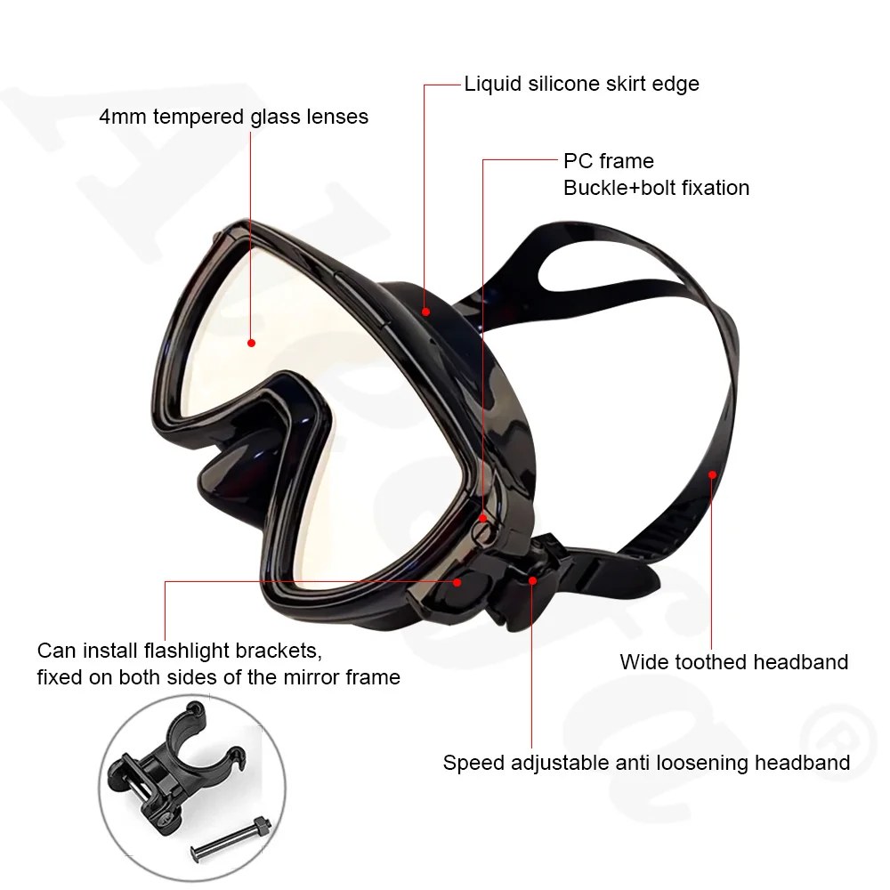 Maska do nurkowania z uchwytem – Silicone Mask Bracket recenzja i cena